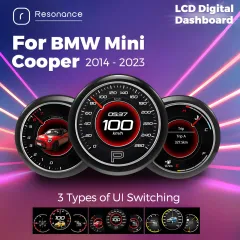 Приборная панель Mini Cooper (BMW) (2014-2023). Цифровая LCD панель