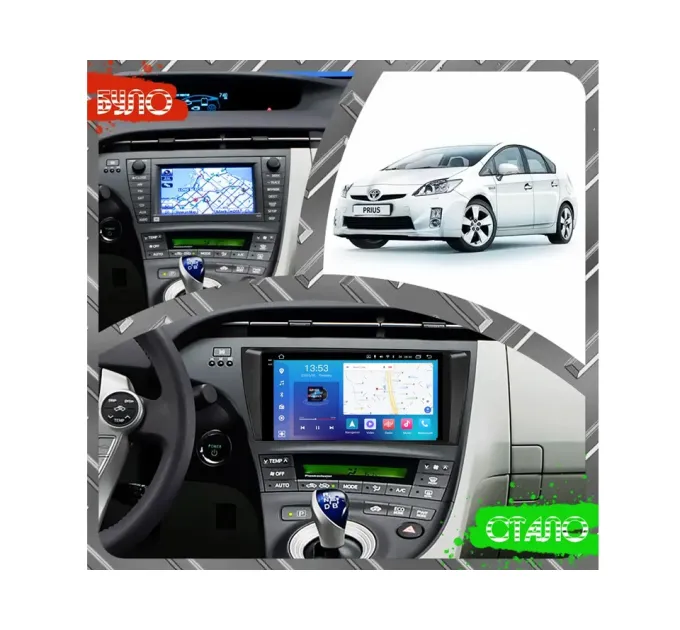 Штатна магнітола FORS.auto FS 4 PRO (2K) для Toyota Prius (4+64Gb, 9", black) 2009-2016
