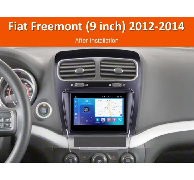 Штатна магнітола FORS.auto FS 4 PRO (2K) для Fiat Freemont (4+64Gb, 9") 2012-2014