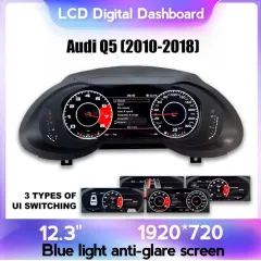 Приборная панель Audi Q5 (2010-2018) MMI. Цифровая LCD в стиле Audi 2024 (MIB2, MIB3)