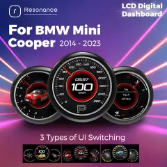 Приборная панель Mini Cooper (BMW) (2014-2023). Цифровая LCD панель