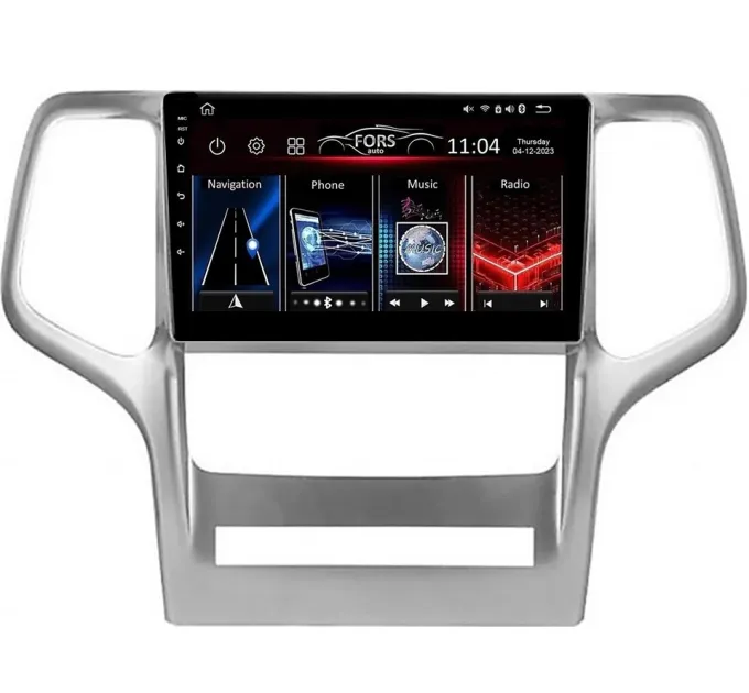 Штатна магнітола FORS.auto FS 1 LITE для Jeep Grand Cherokee (1+32Gb, 9") 2008-2012