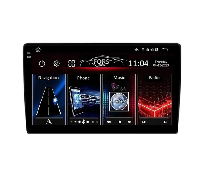 Штатна магнітола FORS.auto FS 2 ULTRA для Mazda 323, Isamu, Premacy/Ford Tierra, Activa, Mav (2+32Gb, 10") 1998-2008