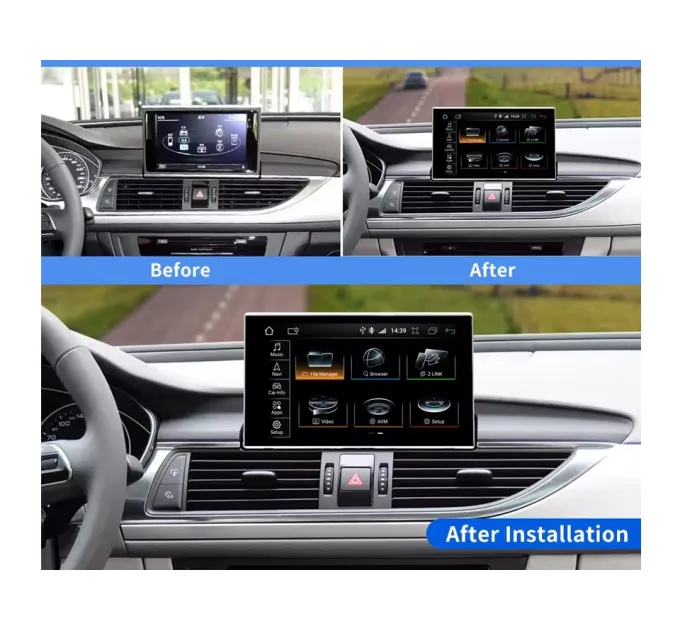 Штатна магнітола FORS.auto для Audi A6/S6/RS6 RMC (4+32Gb, 9") 2012-2019