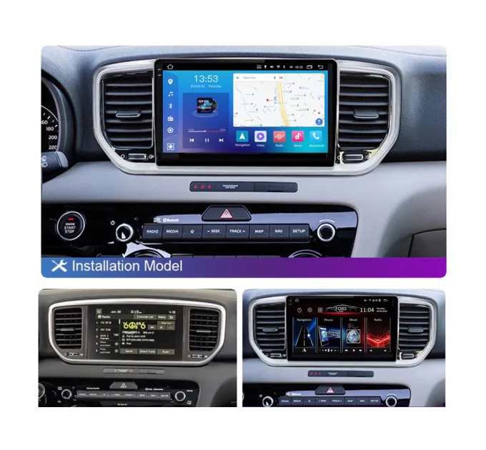 Штатна магнітола FORS.auto FS 6 MAX для Kia Sportage/KX5 (6+128Gb, 9") 2018-2020
