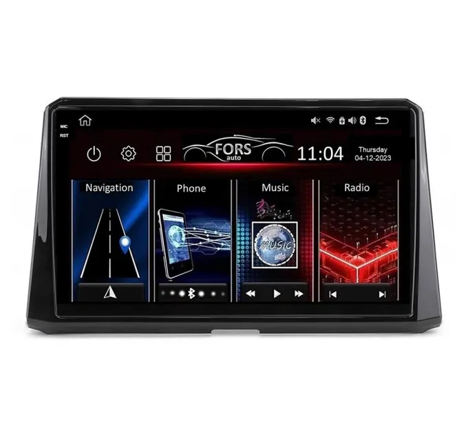 Штатна магнітола FORS.auto FS 6 MAX для Toyota Corolla (6+128Gb, 10") 2019-2021