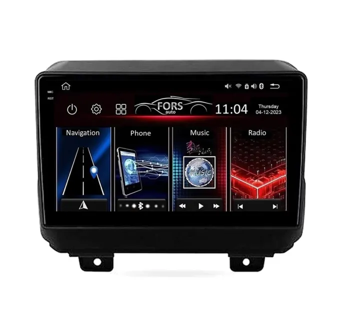 Штатна магнітола FORS.auto FS 4 MAX для Jeep Wrangler Rubicon (4+32Gb, 9") 2018+
