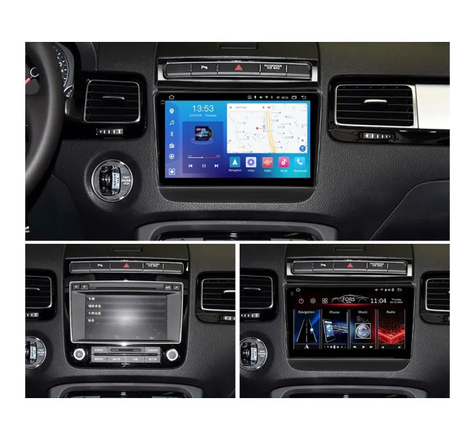 Штатна магнітола FORS.auto FS 4 PRO для Volkswagen Touareg (4+64Gb, 9") 2011-2017