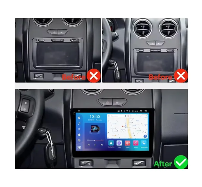 Штатна магнітола FORS.auto FS 4 MAX для Renault Duster (4+32Gb, 9") 2014-2017