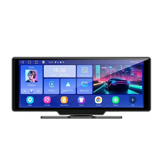 Carplay/Android auto монітор універсальний FORS.auto FS-P1026-C