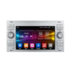 Штатна магнітола FORS.auto M150 Ford Focus/Mondeo/S-Max/C-Max/Kuga/Fiesta/Fusion (7 inch, 2+32Gb, silver) 2007-2011