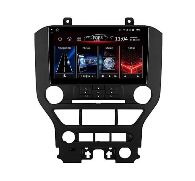 Штатна магнітола FORS.auto FS 4 PRO для Ford Mustang (4+64Gb, 9", LHD, Low-end) 2015-2019