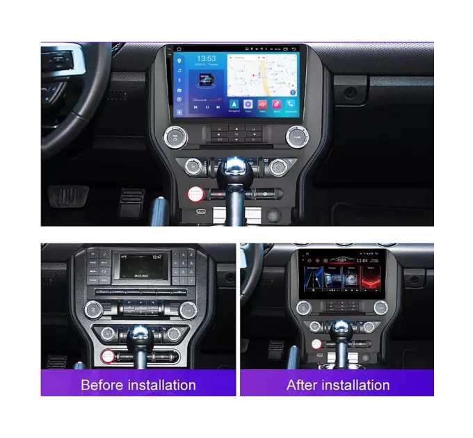 Штатна магнітола FORS.auto FS 4 PRO для Ford Mustang (4+64Gb, 9", LHD, Low-end) 2015-2019