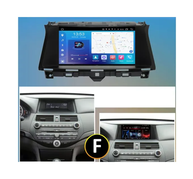 Штатна магнітола FORS.auto FS 4 MAX для Honda Accord 8 America (4+32Gb, 9", Low-end) 2008-2013