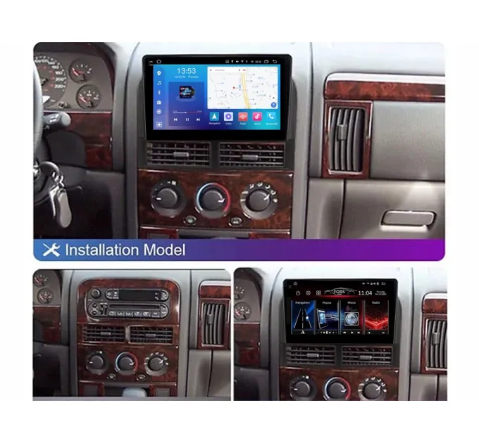 Штатна магнітола FORS.auto FS 4 MAX для Jeep Grand Cherokee (4+32Gb, 9") 2004-2005