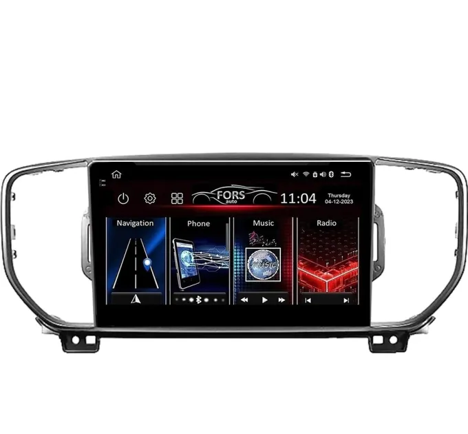 Штатна магнітола FORS.auto FS 4 MAX Qled для Kia Sportage/KX5 (4+32Gb, 9") 2016-2018