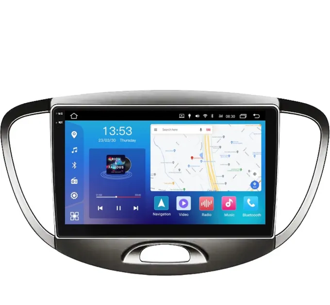 Штатна магнітола FORS.auto FS 4 MAX Qled для Hyundai i10 (4+32Gb, 9", Low-end) 2008-2012