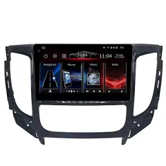 Штатна магнітола FORS.auto FS 4 MAX Qled для Mitsubishi Triton/L200 (4+32Gb, 9", Auto AC, UV black) 2015-2019