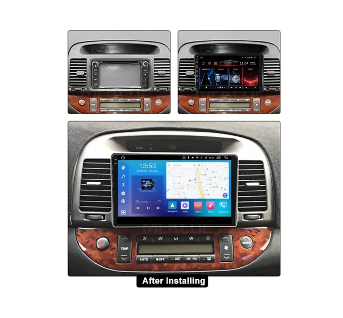 Штатна магнітола FORS.auto FS 4 MAX QLed для Toyota Camry (4+32Gb, 9") 2000-2006