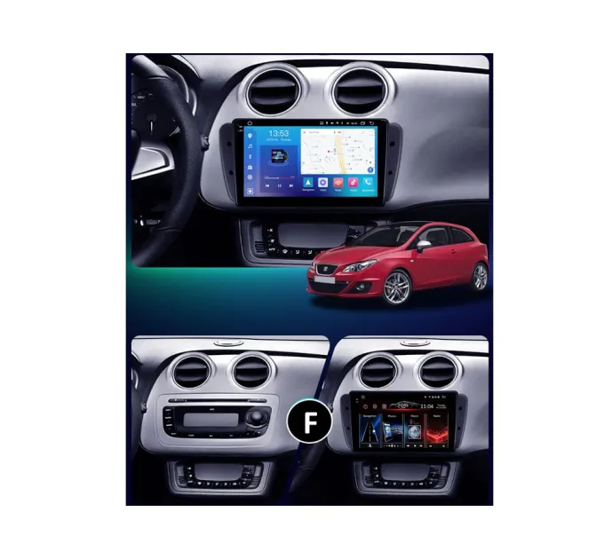 Штатна магнітола FORS.auto FS 6 PRO MAX для Seat Ibiza (6+128Gb, 9") 2008-2015