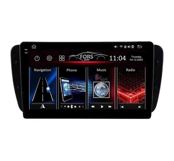 Штатна магнітола FORS.auto FS 6 PRO MAX для Seat Ibiza (6+128Gb, 9") 2008-2015