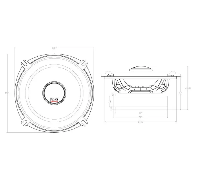 Коаксиальная акустика MTX TX650C