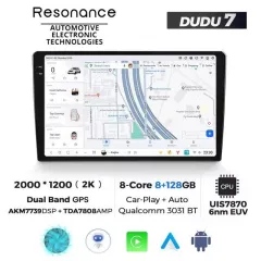 Универсальная Штатная магнитола DUDU 7 9,5" 8/128 Гб, 2K 2000x1200 QLED, GPS + 4G + CarPlay