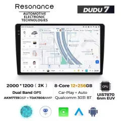 Универсальная Штатная магнитола DUDU 7 9,5" 12/256 Гб, 2K 2000x1200 QLED, GPS + 4G + CarPlay