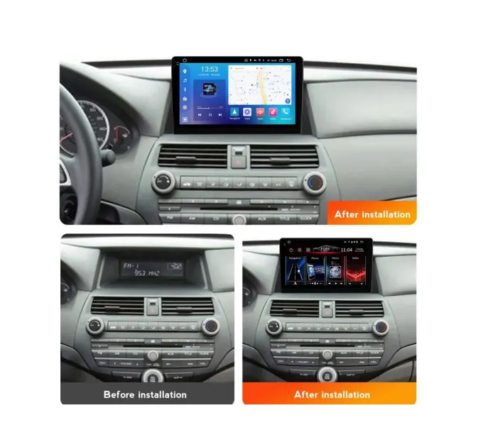 Штатна магнітола FORS.auto FS 4 PRO для Honda Accord 8 America (4+64Gb, 10") 2008-2012