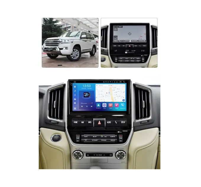 Штатна магнітола FORS.auto FS 4 PRO для Toyota Land Cruiser 200 (4+64Gb, 9") 2016-2019