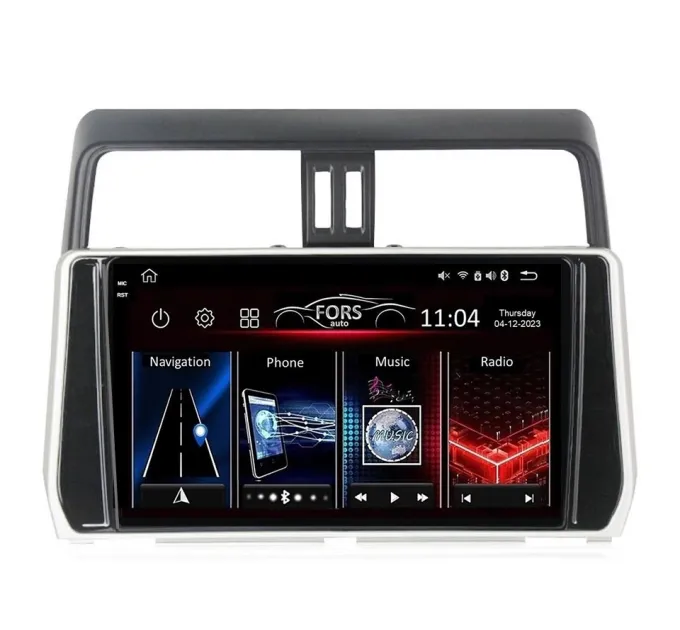 Штатна магнітола FORS.auto FS 2 PRO для Toyota Prado (2+32Gb, 10") 2017-2020