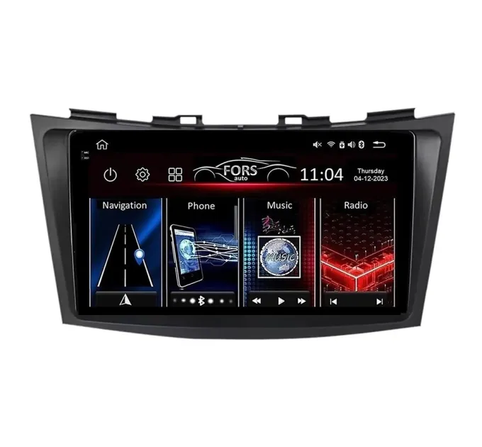 Штатна магнітола FORS.auto FS 2 ULTRA для Suzuki Swift (2+32Gb, 9") 2011-2016