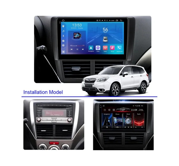 Штатна магнітола FORS.auto FS 2 ULTRA для Subaru Forester (2+32Gb, 9") 2008-2012