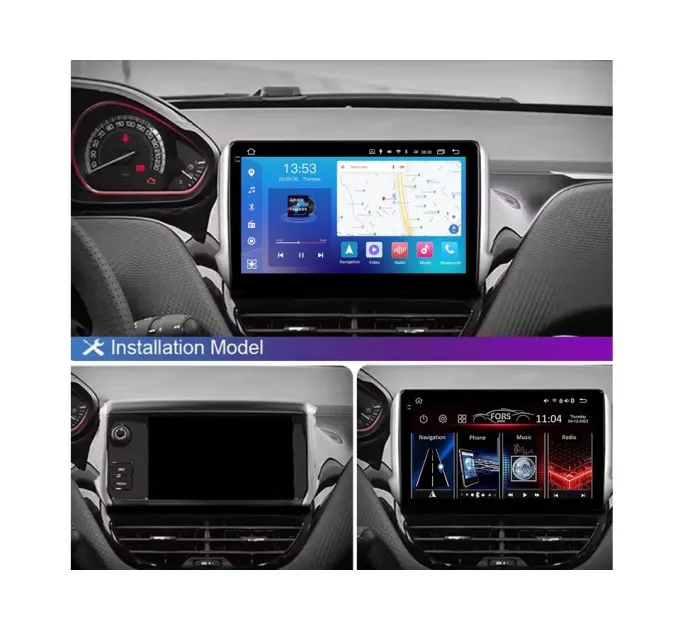 Штатна магнітола FORS.auto FS 4 MAX для Peugeot 2008/208 (4+32Gb, 10") 2013-2019