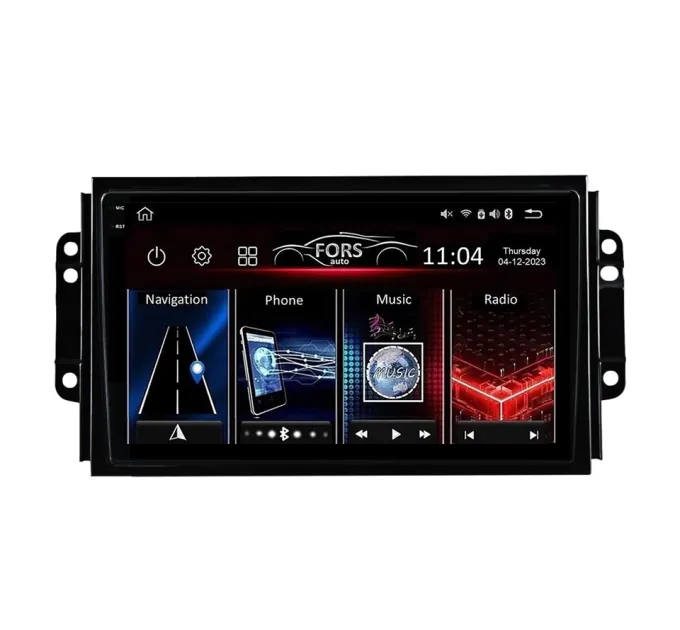 Штатна магнітола FORS.auto FS 2 ULTRA для Chery Tiggo 2/3 (2+32Gb, 9") 2016-2024