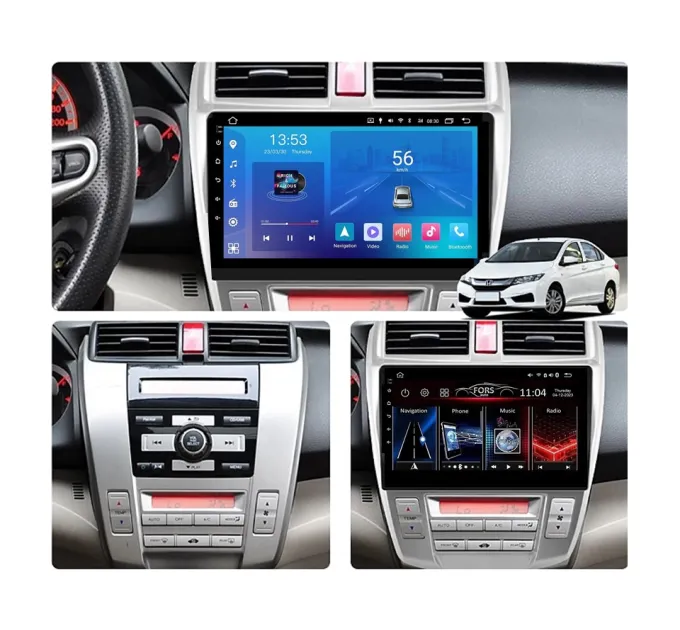 Штатна магнітола FORS.auto FS 1 LITE для Honda City (1+32Gb, 10", Auto AC) 2008-2011