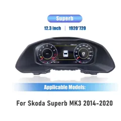Приборная панель Skoda Superb 2014-2020 MK3