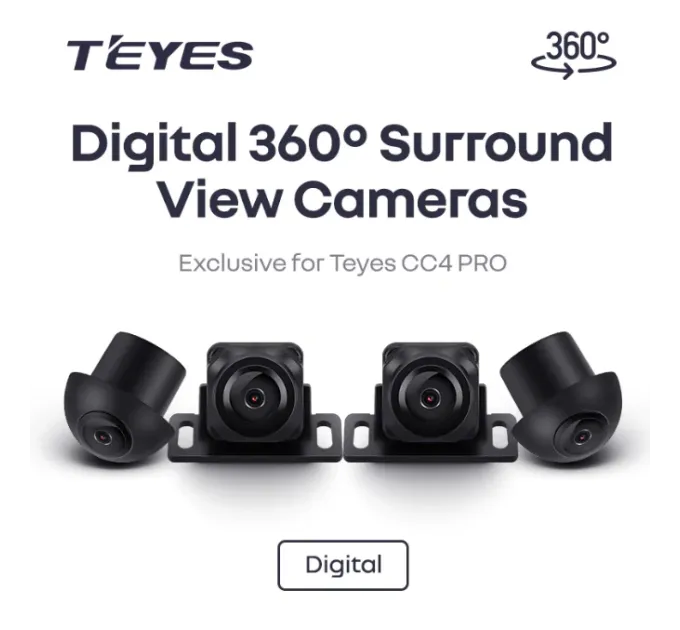 Камеры кругового обзора 360° для Teyes CC4 Pro