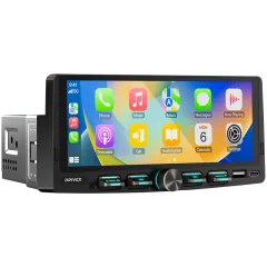 Автомобільний мультимедійний центр 2-Din 7" з бездротовим CarPlay та Android Auto - DriveX LNX-7100 1-Din 7"