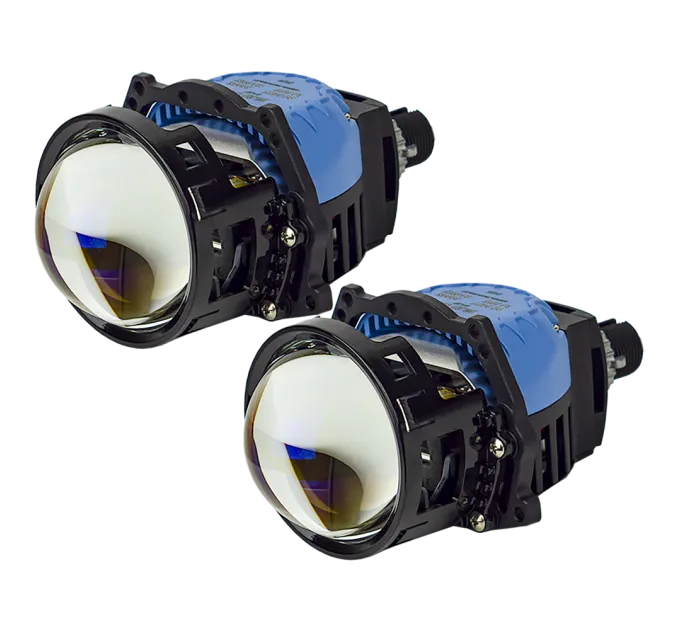 BiLED лінзи автомобільні DriveX BiLED City 3.0" 60/70W 6K 3xLED - модуль ближнього/дальнього світла