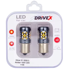 Світлодіоди в габаритні вогні. підсвітку номера та в салон DriveX S25-101 1156-15 12V автомобільні світлодіоди