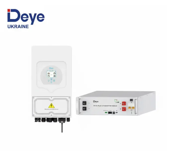 Інвертор Deye SUN-6K-SG05LP1-EU WiFi + Акумулятор Deye SE-G5.1Pro-B - 51.2V 5.12kWh
